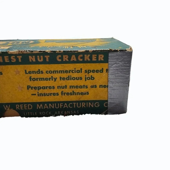 Old Reed's Nut Cracker Model-300 Original Box Made U.S.A 1950s Working Condition - Picture 15 of 16